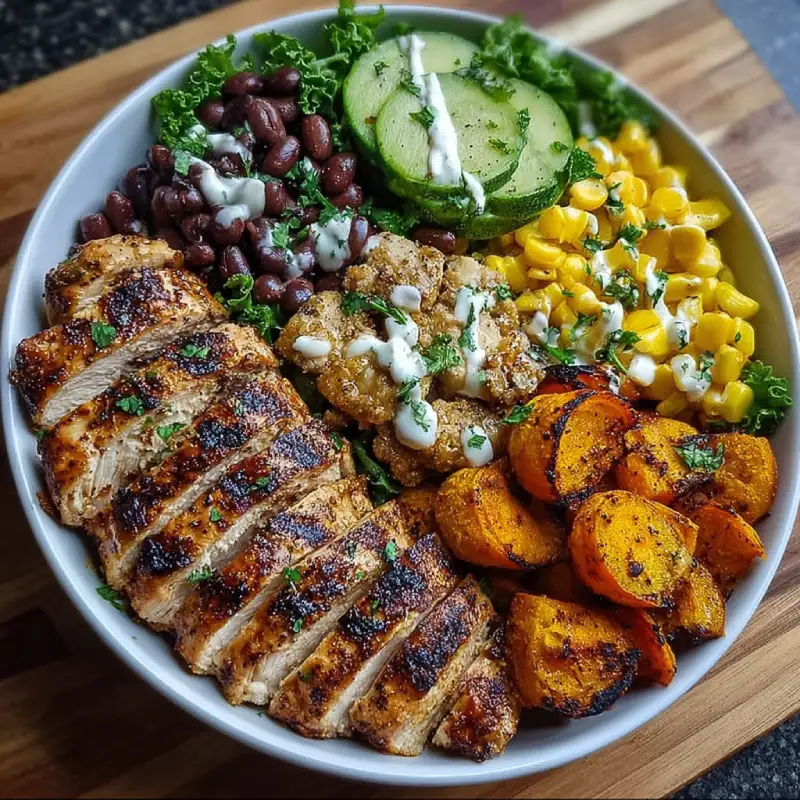 Grilled Chicken Power Bowl
