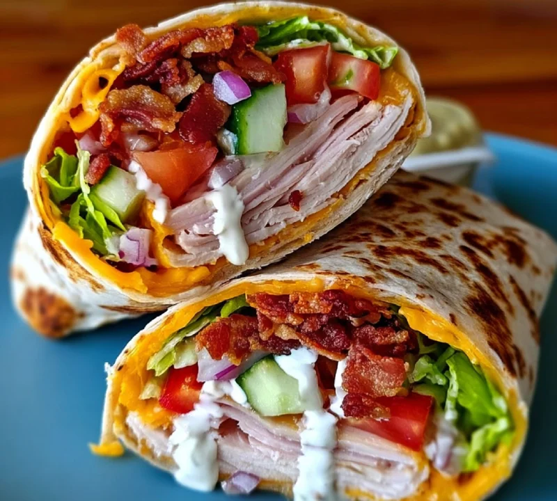 Ranch Turkey Cheddar Club Wrap