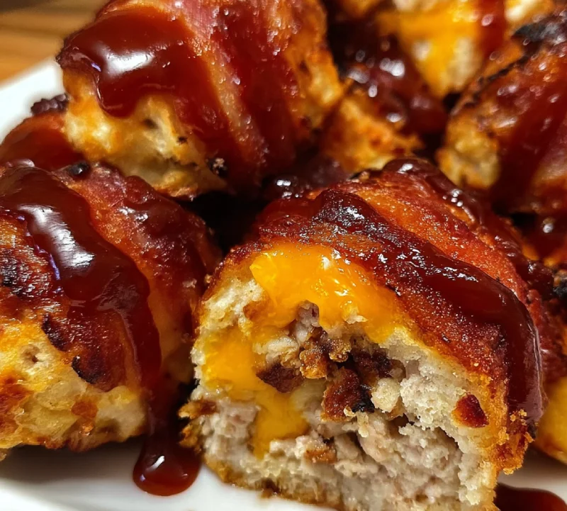 BBQ Turkey Bacon Cheddar Bombs