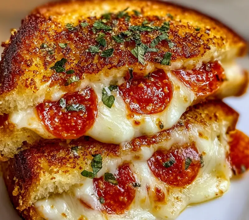Pepperoni Pizza Grilled Cheese