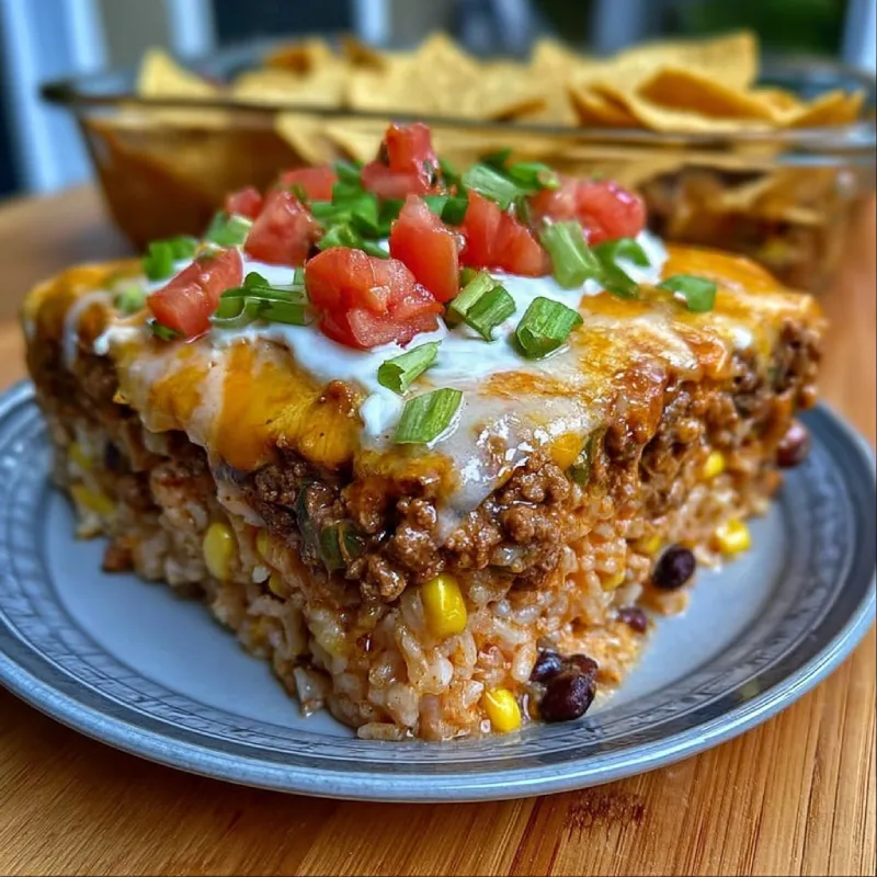 Walking Taco Casserole