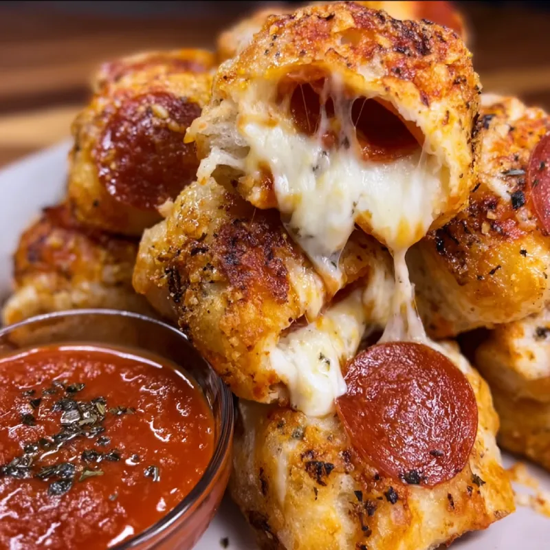Stuffed Crust Pizza Bites
