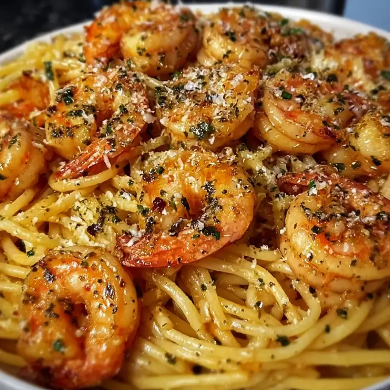 Garlic Shrimp Pasta