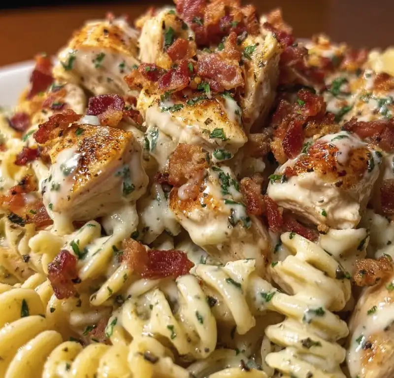 Chicken Bacon Ranch Pasta