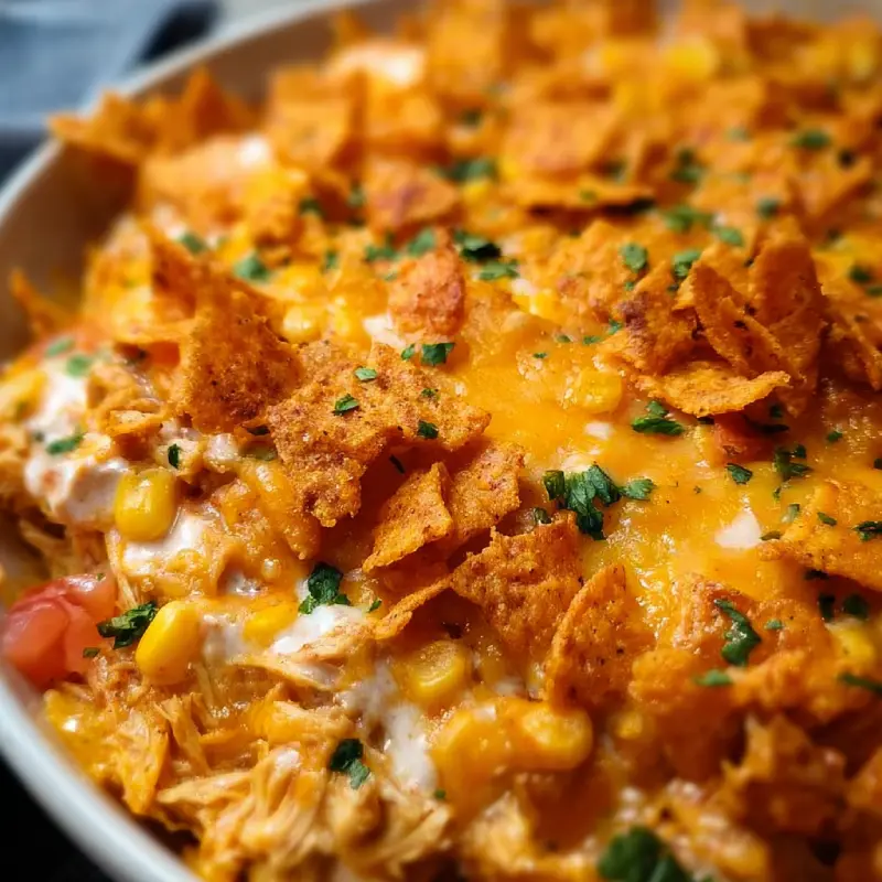 Doritos Cheesy Chicken Casserole