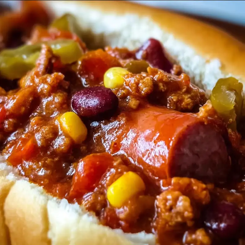 Crockpot Hot Dog Chili