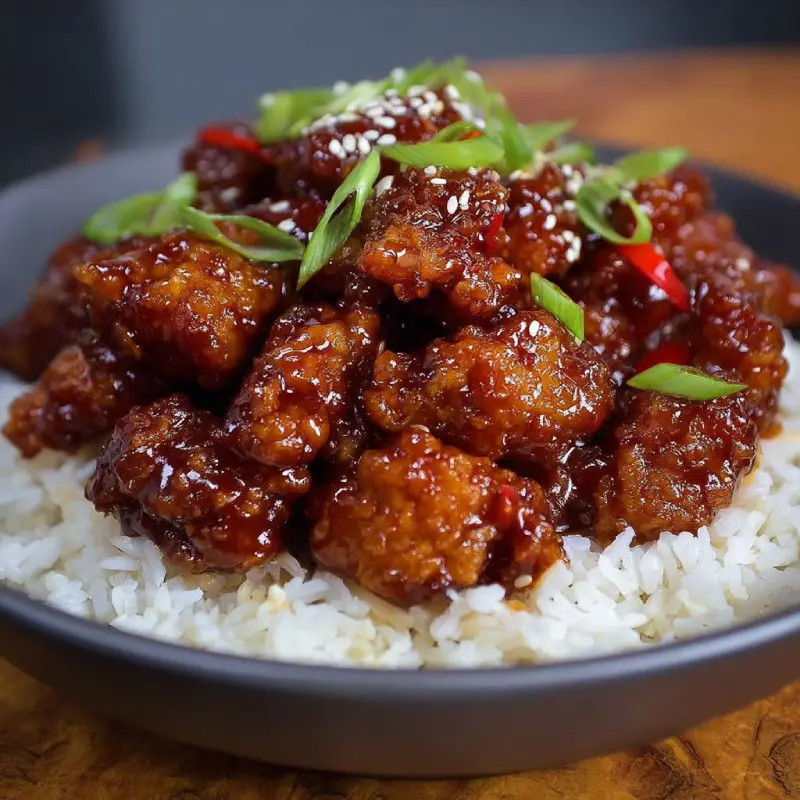 Slow Cooker General Tso’s Chicken