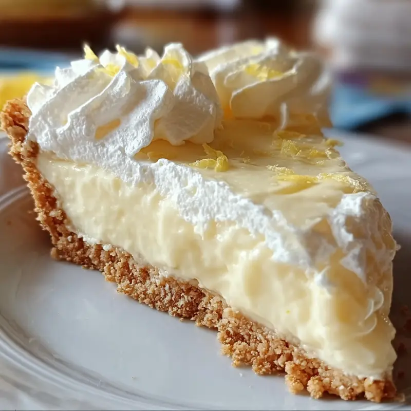 No-Bake Cream Cheese Lemonade Pie
