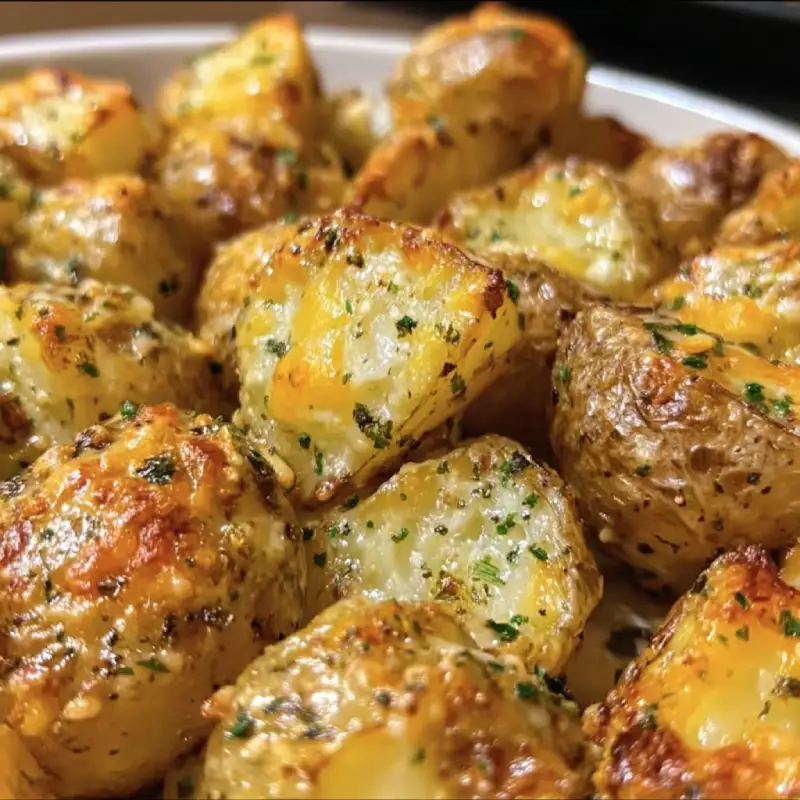 Cheesy Ranch Oven Roasted Potatoes