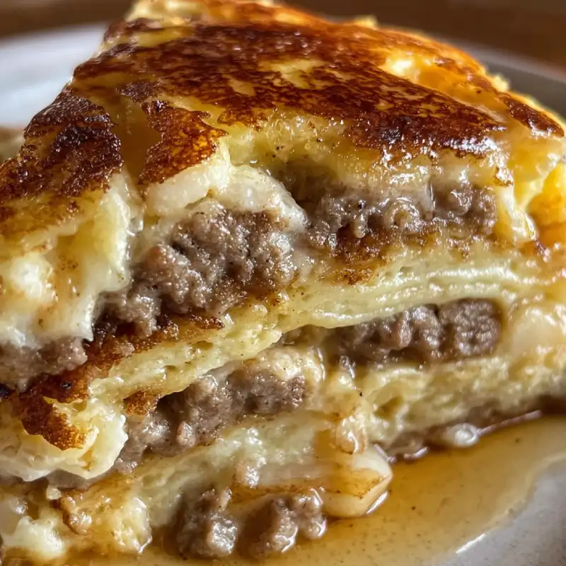 Pancake Sausage Breakfast Bake