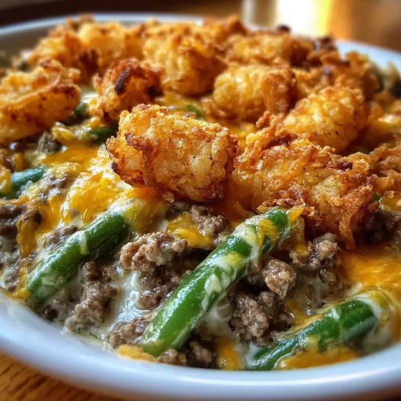 Hamburger Green Bean Casserole