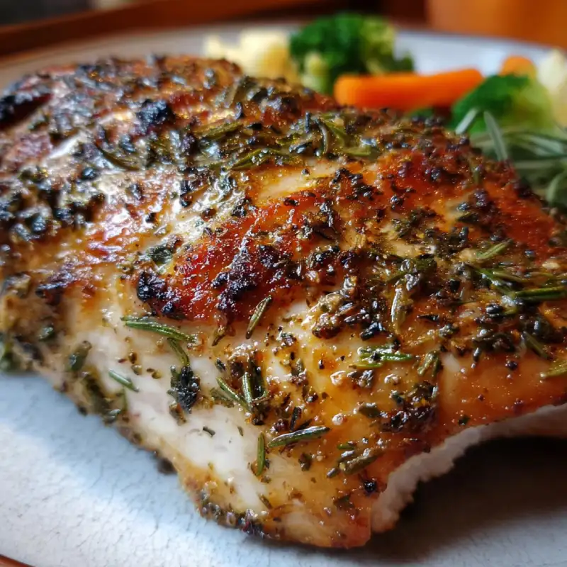 Juicy Garlic Herb Turkey Breast Recipe