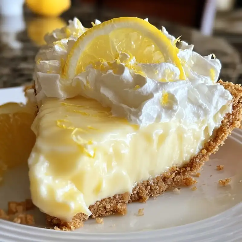No-Bake Cream Cheese Lemonade Pie