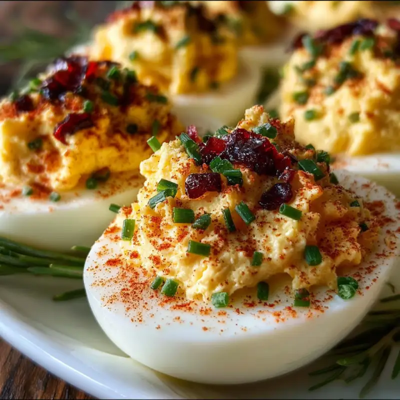 Delightful Thanksgiving Deviled Eggs