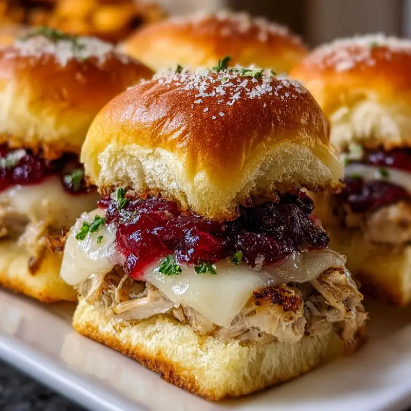 Turkey Cranberry Sliders