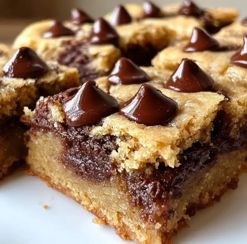Lazy Chocolate Chip Cookie Bars