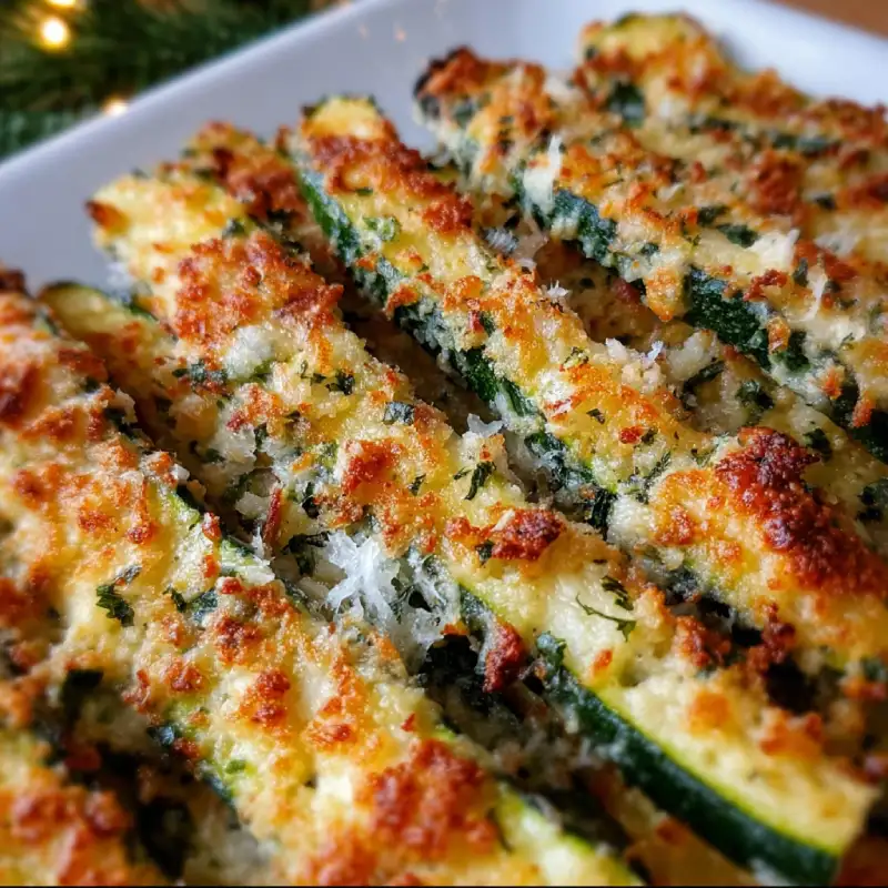 Baked Parmesan Zucchini