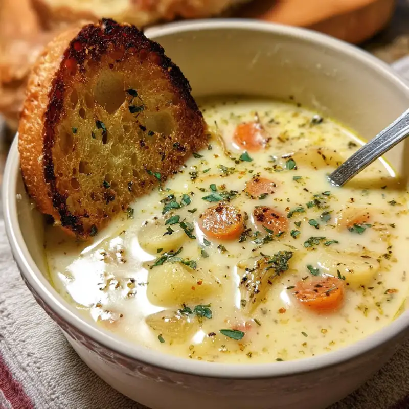 Country French Garlic Soup