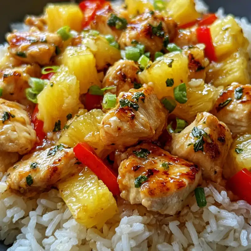 Pineapple Chicken and Rice