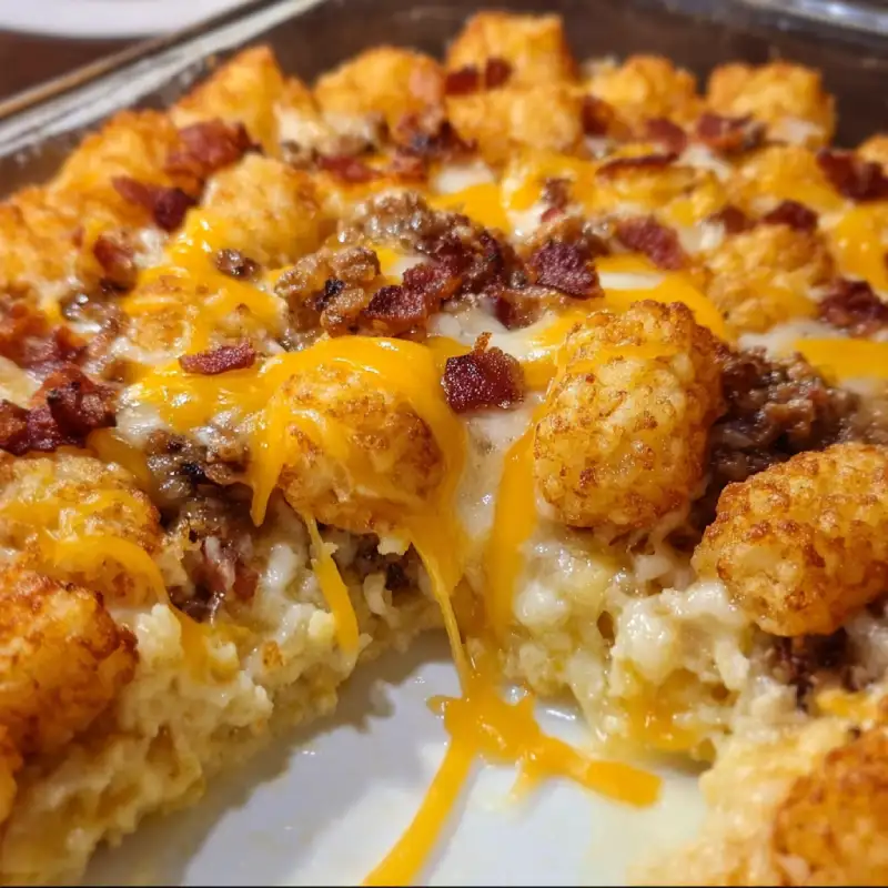 Tater Tot Breakfast Casserole