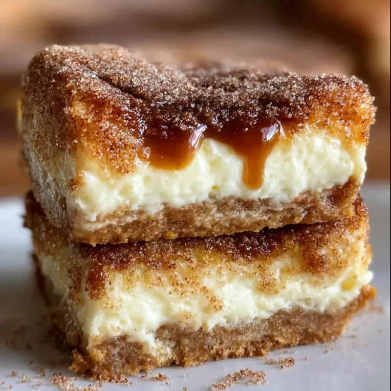 Churro Cheesecake Bars