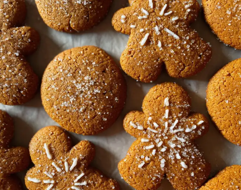 Chewy Gingerbread Cookies