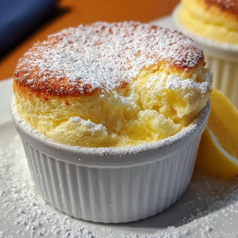 Meyer Lemon Soufflé