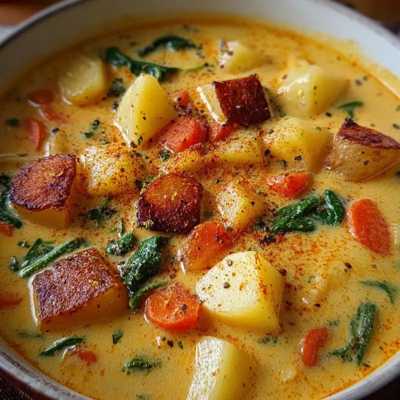 Creamy Cajun Potato Soup