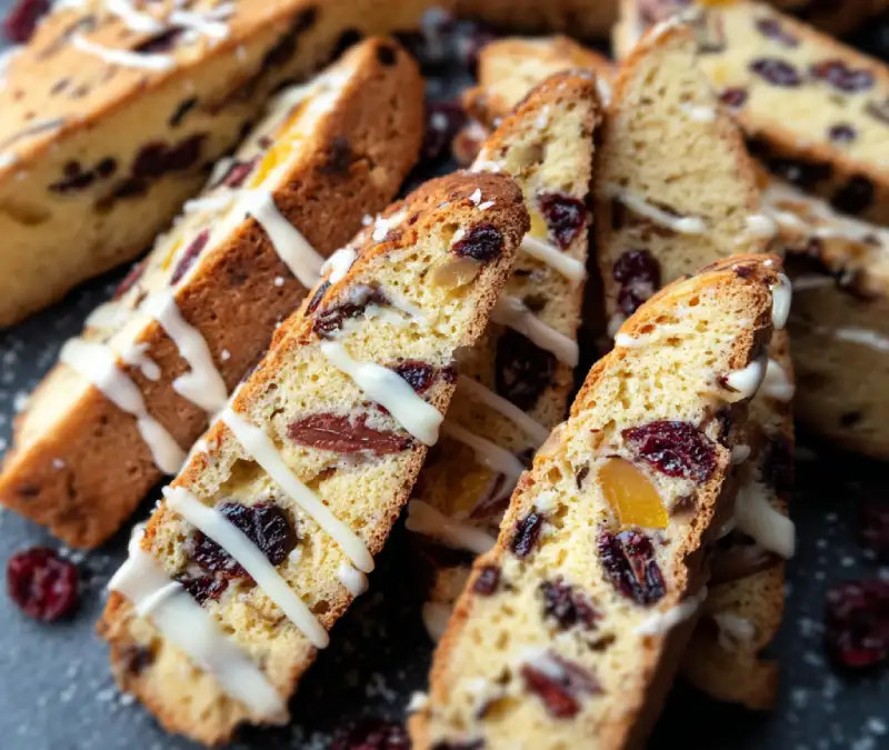 Cranberry Orange Biscotti