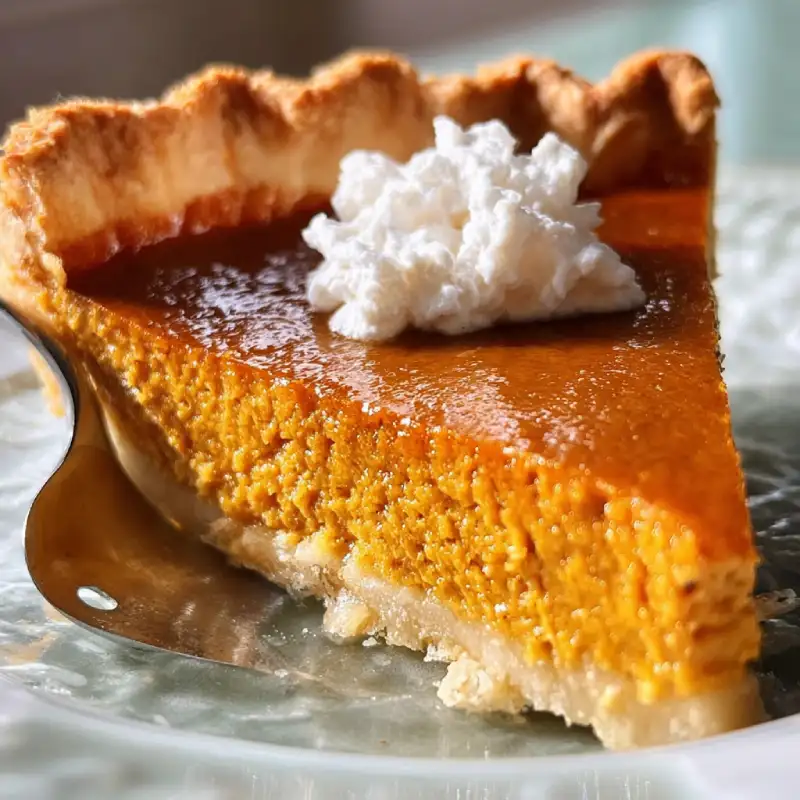 Classic Fresh Pumpkin Pie