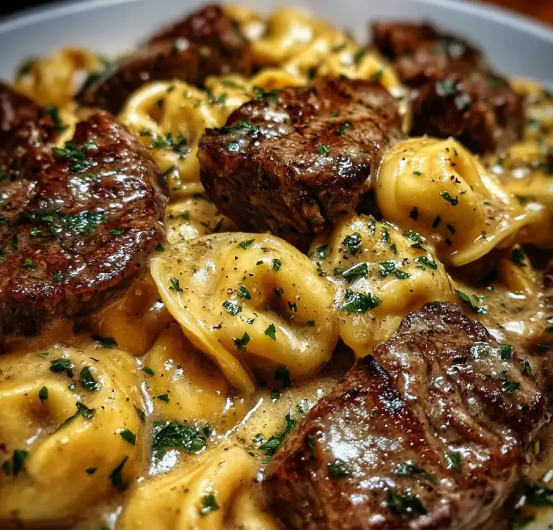 Garlic Steak Tortellini