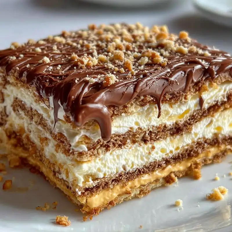 No-Bake Coffee Butter Cake