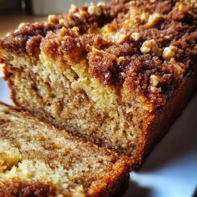 Cinnamon Crumb Banana Bread