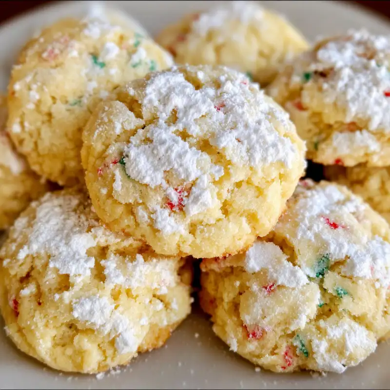 Christmas Gooey Butter Cookies