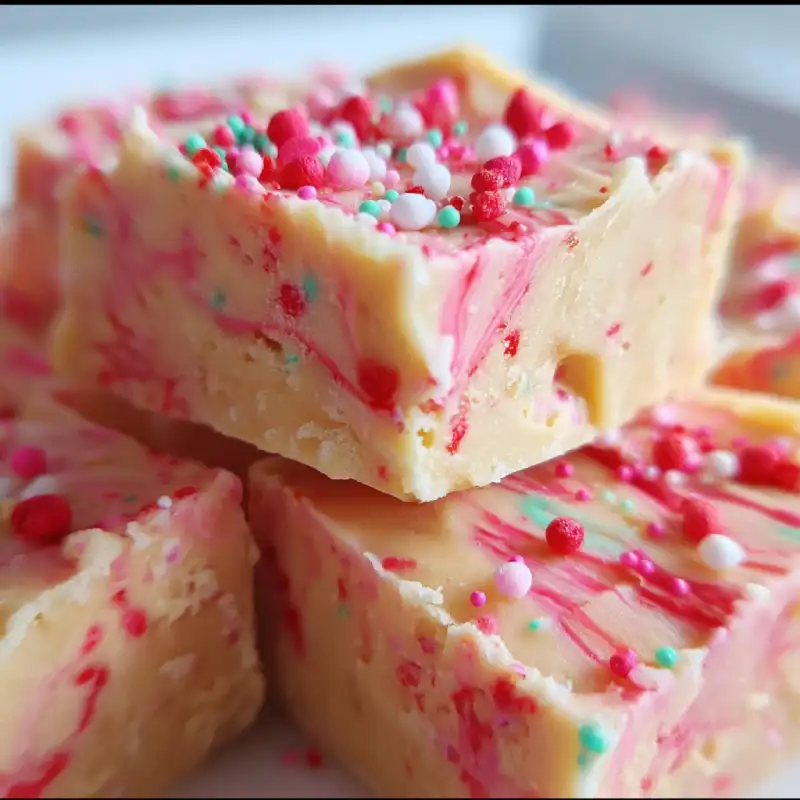 Valentine's Day Sugar Cookie Fudge