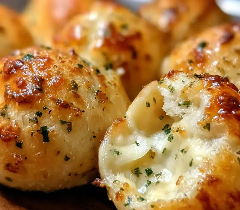 Garlic Cheese Bombs