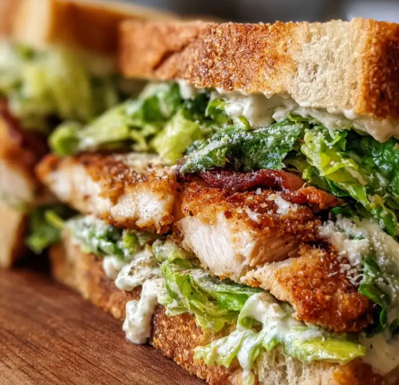 Crispy Chicken Caesar Sandwich