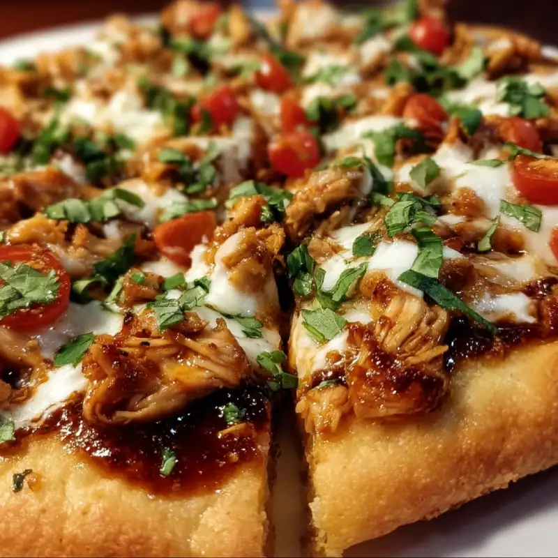 Delicious Chili Garlic Chicken Pizza