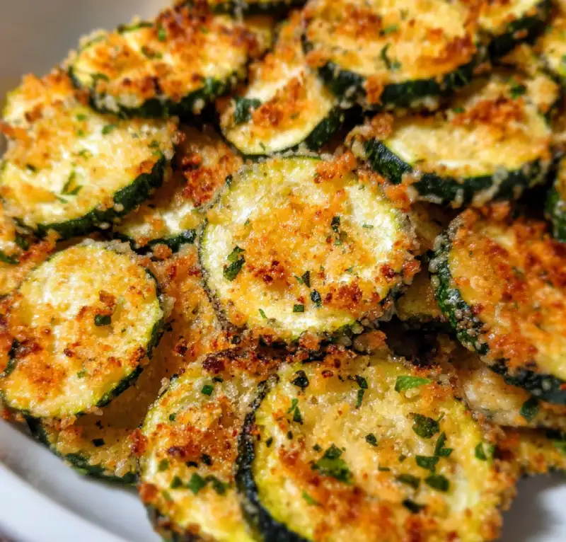 Crispy Baked Zucchini Chips