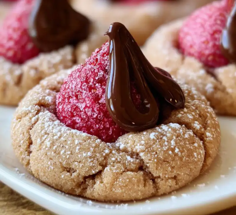 Strawberry Kiss Cookies