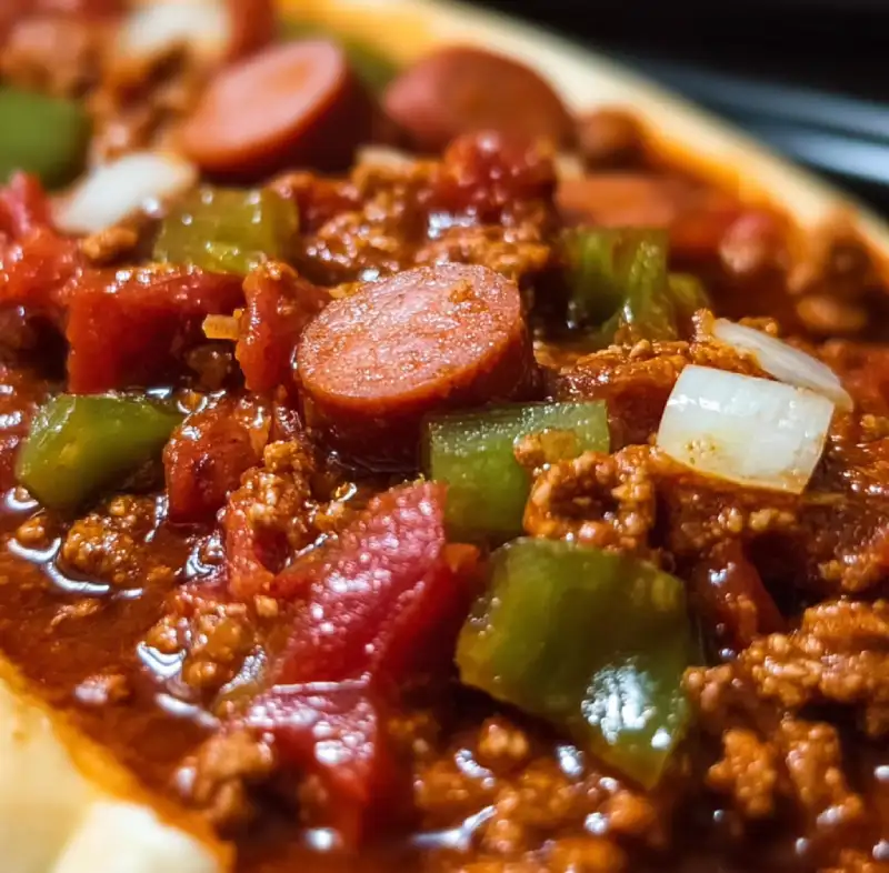 Crockpot Hot Dog Chili