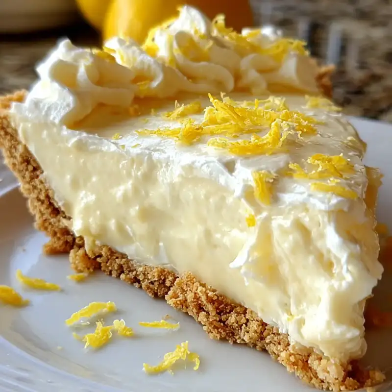No-Bake Cream Cheese Lemonade Pie