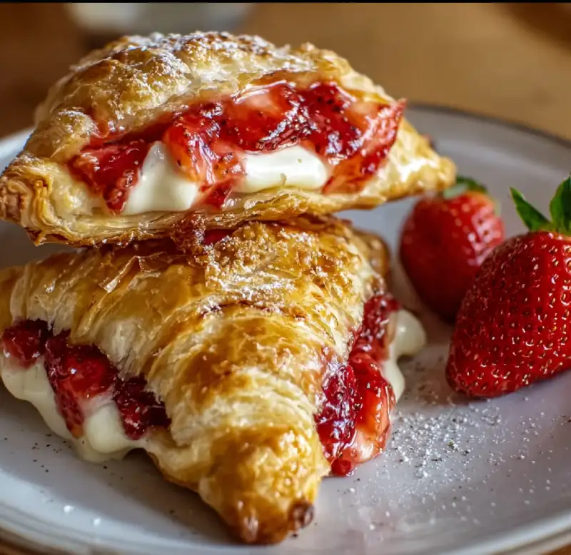 Strawberry Cheesecake Turnovers