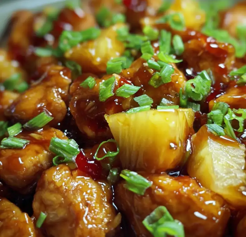 Sticky Pineapple Chicken: Delicious Recipe