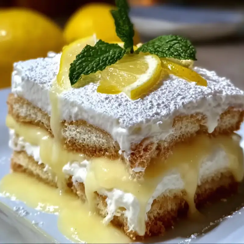 Lemon Limoncello Italian Tiramisu: Delicious Recipe