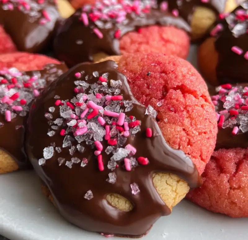 Delicious Chocolate Covered Strawberry Cookies Recipe