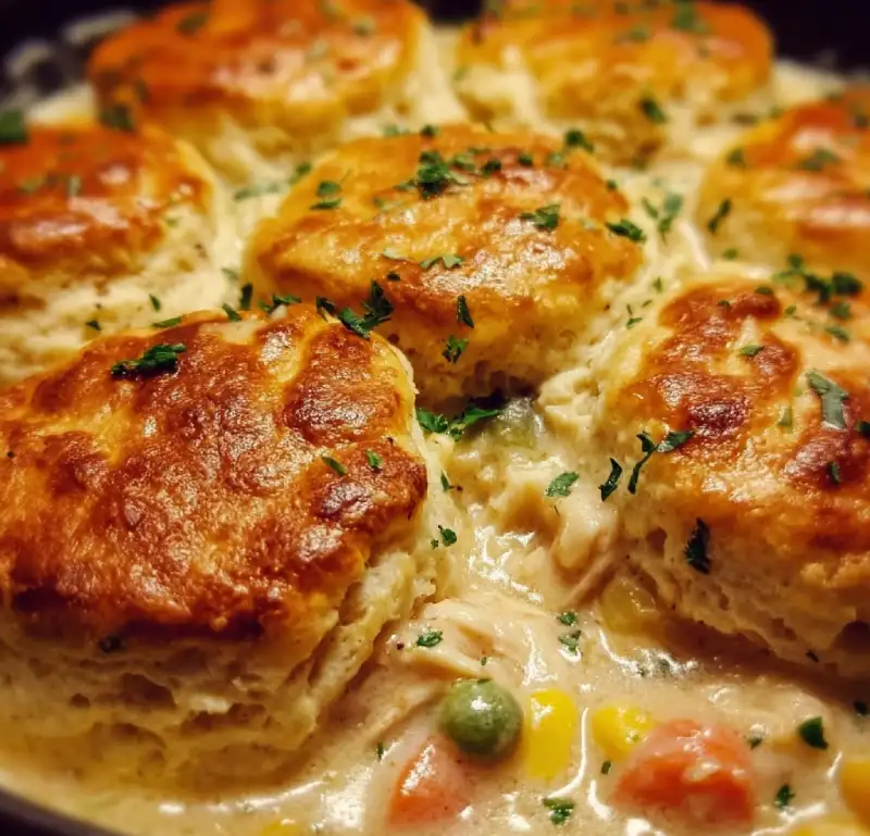 Red Lobster Biscuit Chicken Pot Pie: Easy Recipe