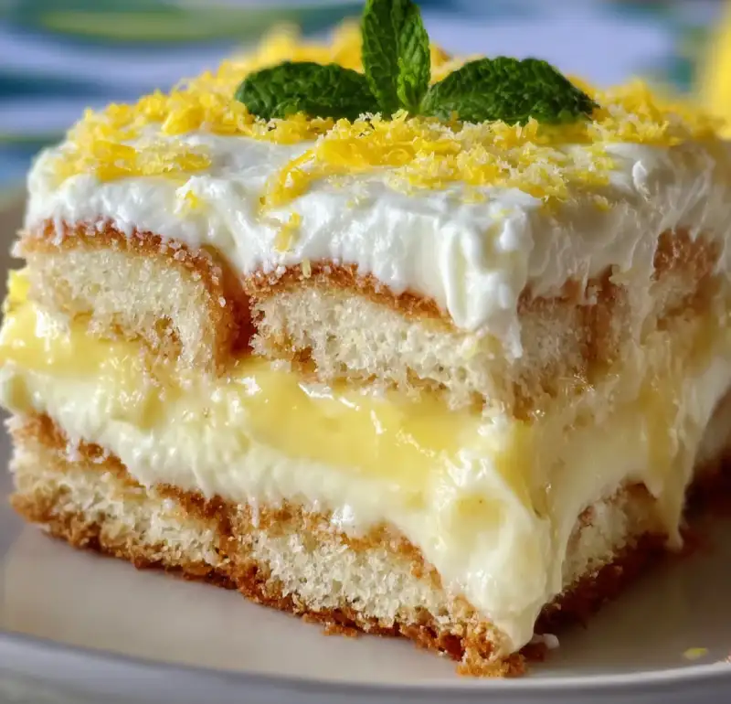Lemon Limoncello Italian Tiramisu: Delicious Recipe