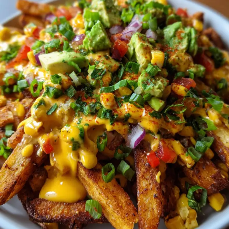 Vegan Loaded “Cheese” Fries