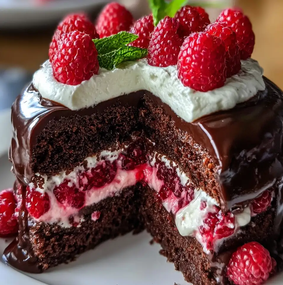 Chocolate Raspberry Cake